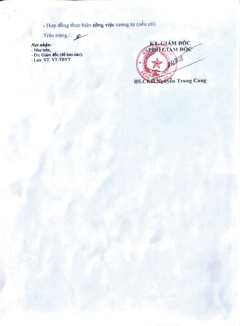 Yêu cầu báo giá sửa chữa máy xét nghiệm HbAlC tại khoa Hoá Sinh Page1 Image1